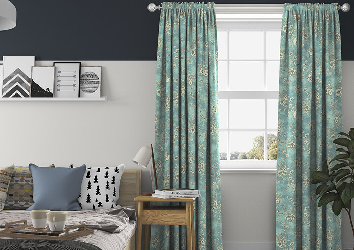 Finch Toile, Delft - Made to Measure Curtains - Image 3